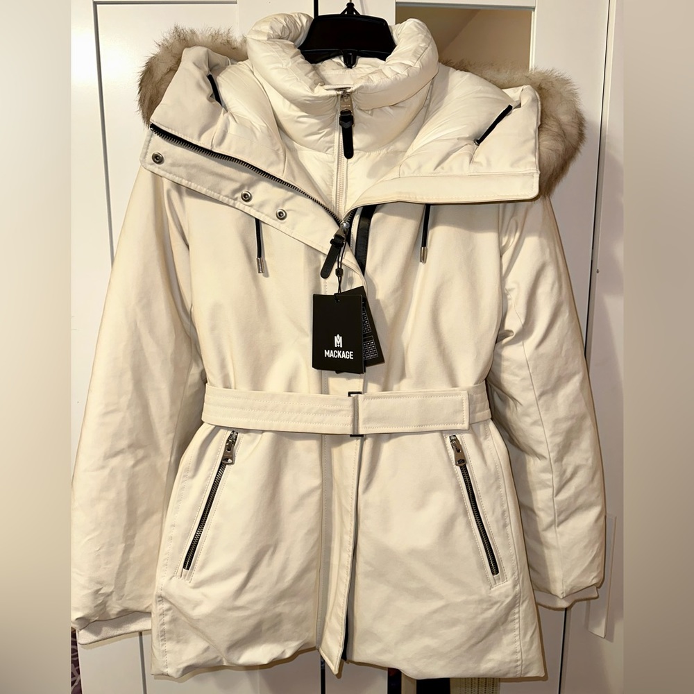 Mackage - Jeni Down Jacket with Shearling Trim w/ tags
